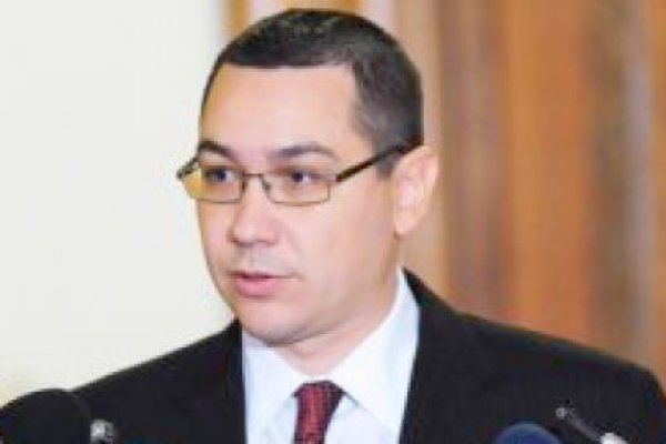 Victor Ponta, prim ministrul României: